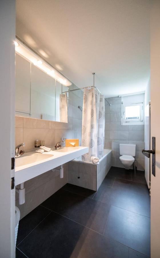 Agrimonia - 5,5-Zi Duplex Wohnung Bis 9 Personen Mit Eigenem Garten Davos Buitenkant foto